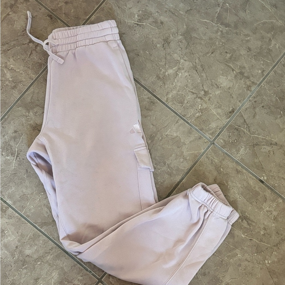 Adidas Kids Lavender Cargo Sweatpants